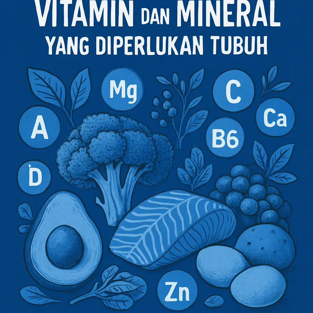 Vitamin dan Mineral yang Diperlukan Tubuh